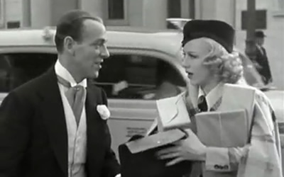 Fred Astaire and Ginger Rogers in Swing Time (1936)