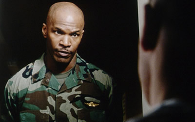 Jamie Foxx as Staff Sgt. Sykes in Jarhead Jamie Foxx as Staff Sgt. Sykes in Jarhead