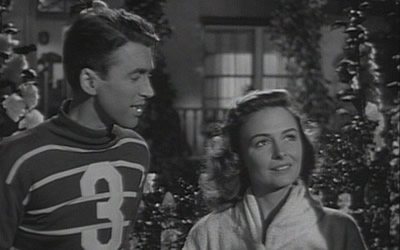 James Stewart and Donna Reed in It's a Wonderful Life (1946) James Stewart and Donna Reed in It's a Wonderful Life (1946)