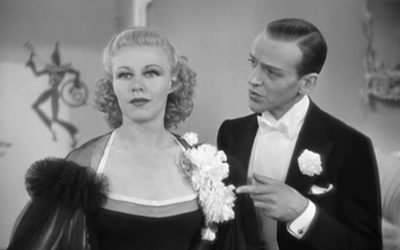 Ginger Rogers and Fred Astaire in Top Hat Ginger Rogers and Fred Astaire in Top Hat