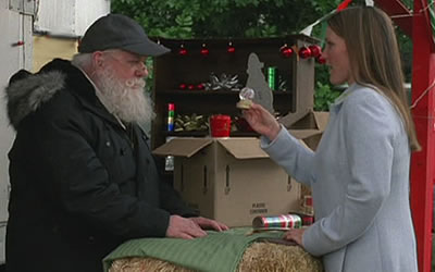 Charles Durning and Kelli Williams in A Boyfriend for Christmas (2004)