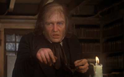 Albert Finney as Ebenezer Scrooge in Scrooge (1970)