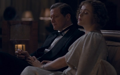 Colin Firth and Helena Bonham Carter in The King's Speech