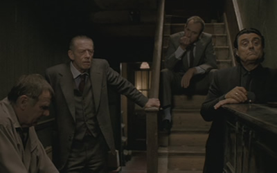 Tom Wilkinson, John Hurt, Stephen Dillane and Ian McShane in 44 Inch Chest Tom Wilkinson, John Hurt, Stephen Dillane and Ian McShane in 44 Inch Chest
