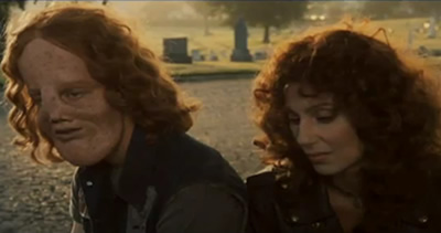 Mask (1985) starring Eric Stoltz as Rocky Dennis, Cher as Rusty Dennis and  Sam Elliott, Laura Dern Movie Review