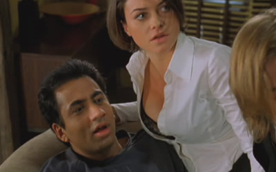 Kal Penn and Holly Davidson in Van Wilder 2: The Rise of Taj (2006)