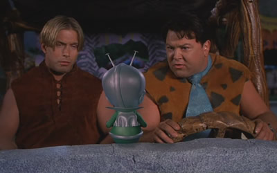 Stephen Baldwin and Mark Addy in The Flintstones in Viva Rock Vegas (2000)