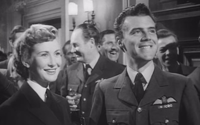 Dinah Sheridan and Dirk Bogarde in Appointment in London (1953)