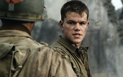 Matt Damon in Saving Private Ryan (1998)