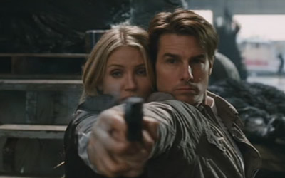 Cameron Diaz and Tom Cruise in Knight and Day (2010)