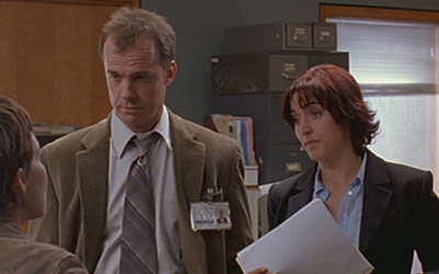 Michael O'Keefe and Janet Kidder in Defending Our Kids: The Julie Posey Story (2003)