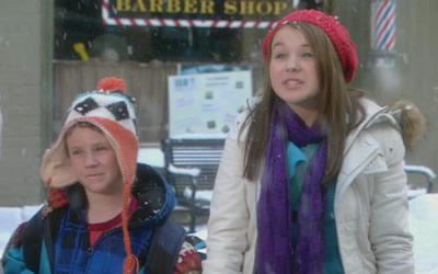 Azer Greco and Torri Webster in The Town Christmas Forgot (2010)