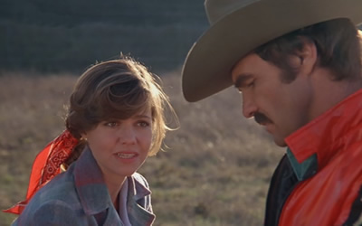 Sally Field and Burt Reynolds in Smokey and the Bandit Ride Again (1980) (aka: Smokey and the Bandit II) Sally Field and Burt Reynolds in Smokey and the Bandit Ride Again (1980) (aka: Smokey and the Bandit II)
