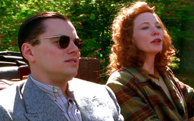 Leonardo DiCaprio and Cate Blanchett in The Aviator Leonardo DiCaprio and Cate Blanchett in The Aviator