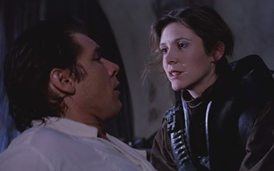 Harrison Ford and Carrie Fisher in Star Wars: Episode VI - Return of the Jedi (1983) Harrison Ford and Carrie Fisher in Star Wars: Episode VI - Return of the Jedi (1983)