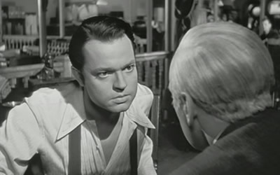 Orson Welles as Kane in Citizen Kane (1941)