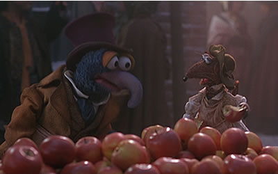 The Great Gonzo and Rizzo the Rat in The Muppet Christmas Carol (1992) The Great Gonzo and Rizzo the Rat in The Muppet Christmas Carol (1992)