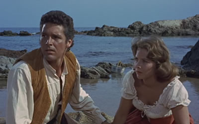 Kerwin Mathews and June Thorburn in The 3 Worlds of Gulliver (1960)