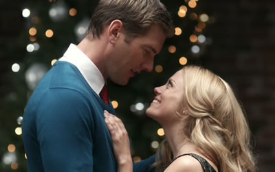 Ryan McPartlin and Claire Coffee in A Perfect Christmas (2012) (aka: Holly's Holiday)