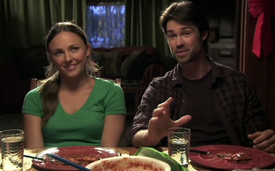 Briana Evigan and Corey Sevier in A Star for Christmas (2012) Briana Evigan and Corey Sevier in A Star for Christmas (2012)