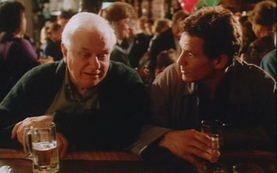 Charles Durning and Michael Ontkean in A Chance of Snow (1998)