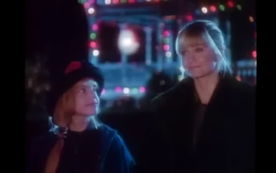 Juliet Sorci and Olivia Newton-John in A Mom for Christmas (1990)