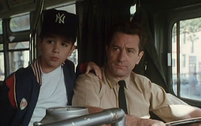 Francis Capra and Robert De Niro in A Bronx Tale