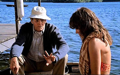 Henry Fonda and Jane Fonda in On Golden Pond