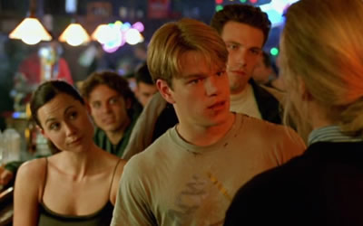 Minnie Driver, Matt Damon and Ben Affleck in Good Will Hunting