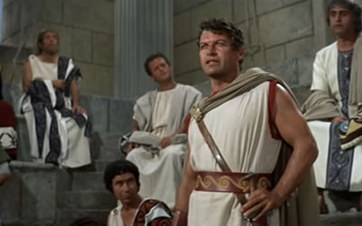 Richard Egan in The 300 Spartans (1962)