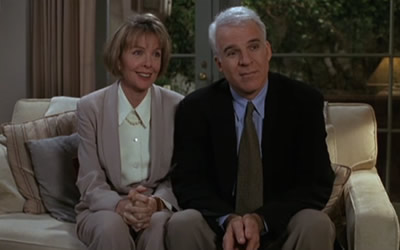 Diane Keaton and Steve Martin in Father of the Bride Part II Diane Keaton and Steve Martin in Father of the Bride Part II