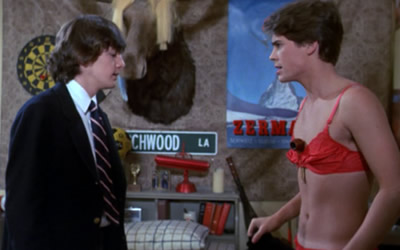 Andrew McCarthy and Rob Lowe in Class (1983) Andrew McCarthy and Rob Lowe in Class (1983)