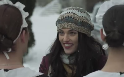 Katie McGrath in A Princess for Christmas (2011) (aka: Christmas at Castlebury Hall / A Christmas Princess) Katie McGrath in A Princess for Christmas (2011) (aka: Christmas at Castlebury Hall / A Christmas Princess)