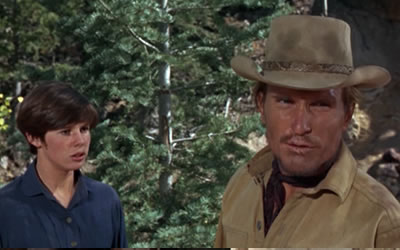 Kim Darby and Robert Duvall in True Grit