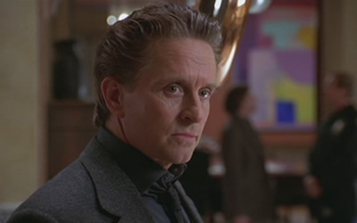 Michael Douglas as Steven Taylor in A Perfect Murder