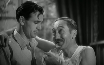 Gary Cooper and Adolphe Menjou in A Farewell to Arms (1932)