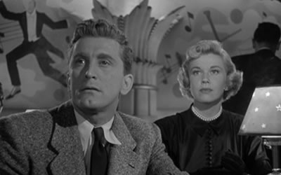 Kirk Douglas and Doris Day in Young Man With a Horn (1950) (aka: Young Man of Music) Kirk Douglas and Doris Day in Young Man With a Horn (1950) (aka: Young Man of Music)