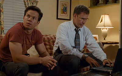 Mark Wahlberg and Will Ferrell in The Other Guys (2010)