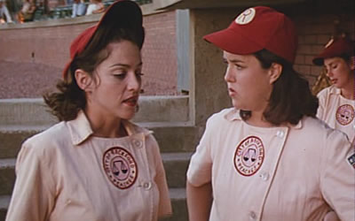 Madonna and Rosie O'Donnell in A League of Their Own (1992) Madonna and Rosie O'Donnell in A League of Their Own (1992)