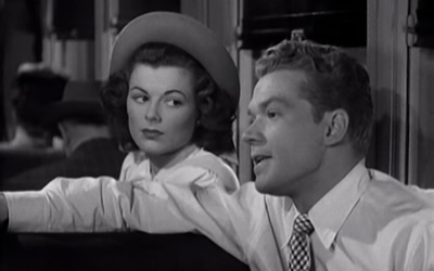 Barbara Hale and Bill Williams in A Likely Story (1947) Barbara Hale and Bill Williams in A Likely Story (1947)