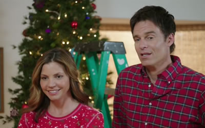 Charisma Carpenter and Patrick Muldoon in A Christmas Promise (2015) (aka: A Horse Tale)