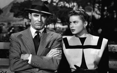 Cary Grant and Ingrid Bergman in Notorious Cary Grant and Ingrid Bergman in Notorious