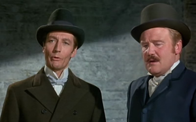 John Neville and Donald Houston in A Study in Terror (1965) John Neville and Donald Houston in A Study in Terror (1965)