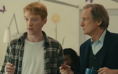 Domhnall Gleeson and Bill Nighy in About Time (2013) Domhnall Gleeson and Bill Nighy in About Time (2013)
