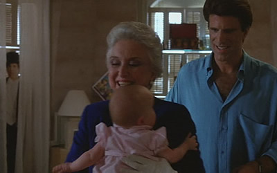 Celeste Holm, Ted Danson and the ghost in 3 Men and a Baby (1987)