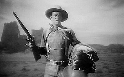 John Wayne as Ringo Kid in Stagecoach