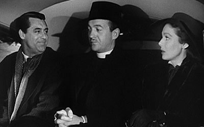 Cary Grant, David Niven and Loretta Young in The Bishop's Wife (1947) Cary Grant, David Niven and Loretta Young in The Bishop's Wife (1947)