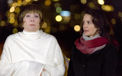 Shirley MacLaine and Kristin Davis in A Heavenly Christmas (2016) Shirley MacLaine and Kristin Davis in A Heavenly Christmas (2016)