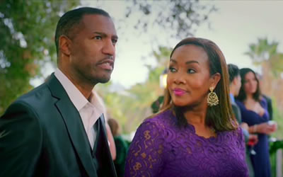 Ricco Ross and Vivica A. Fox in A Husband for Christmas (2016)