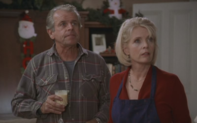 William Devane and Meredith Baxter in A Christmas Visitor (2002)